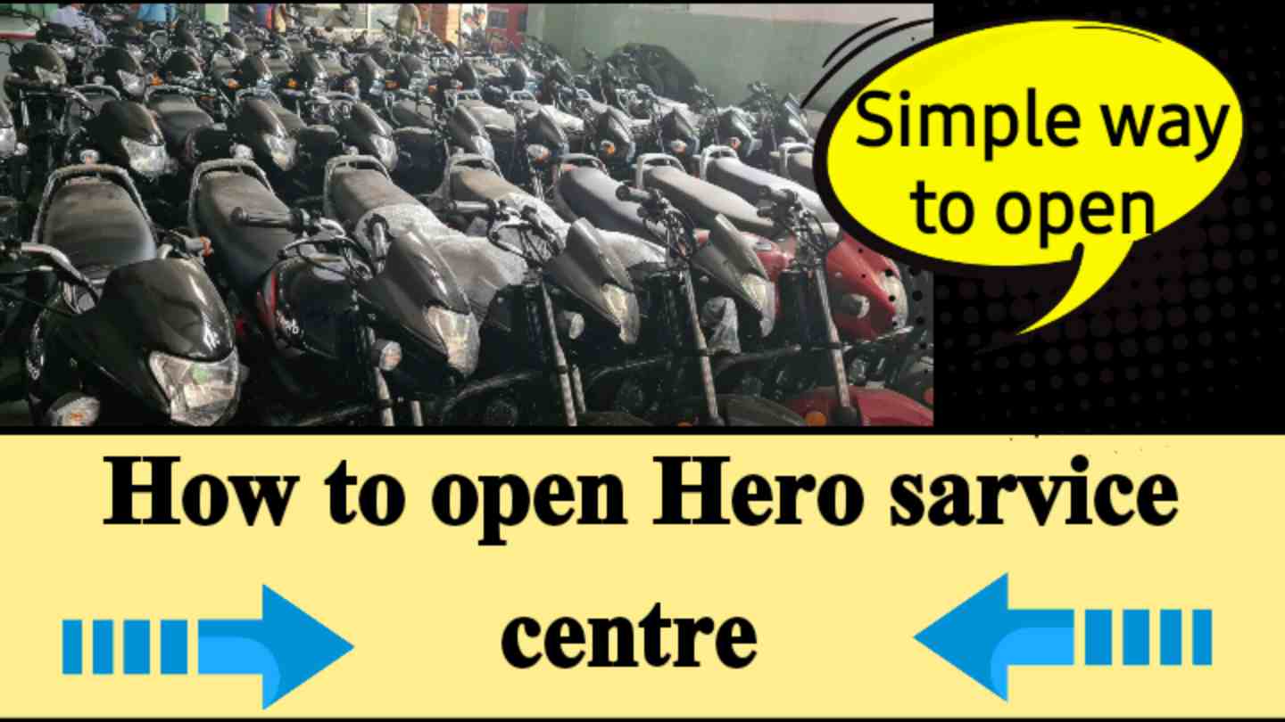 how to open Hero service center & Shop/