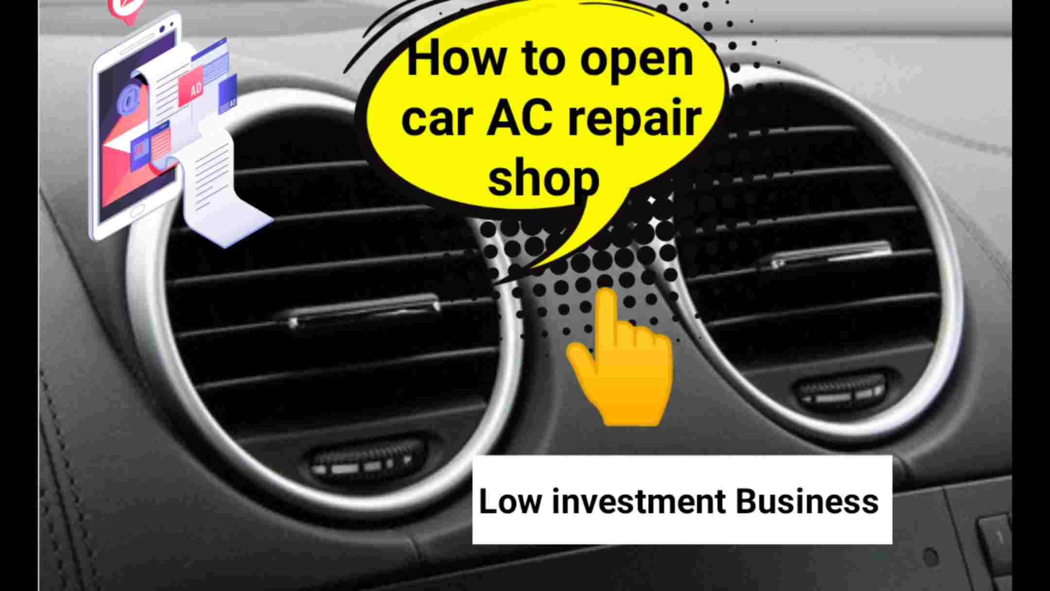 How to Open Car AC Repairing Service Center & Shop/