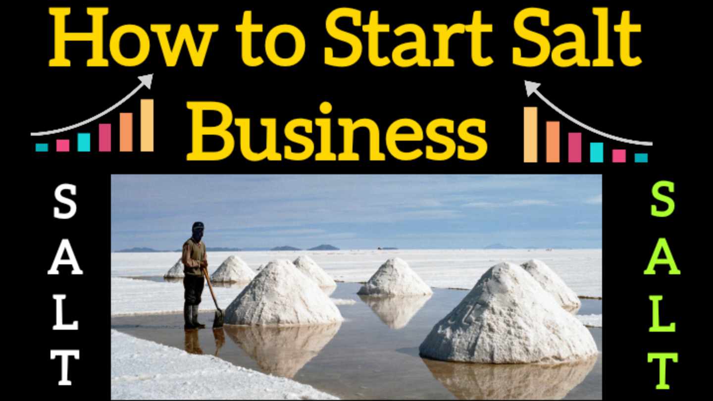How to start Salt wholesale Business & What is the cost profit in salt business?